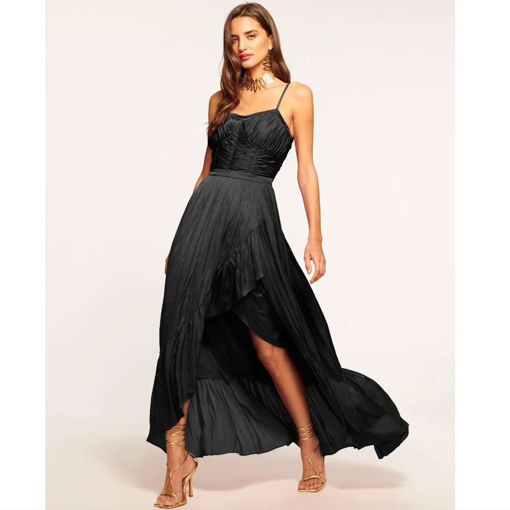 RAMY BROOK Braelyn Dress in Black, 0 XS NWT
